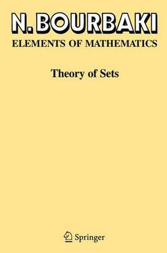 Cover image for Theory of Sets