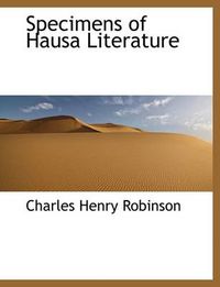 Cover image for Specimens of Hausa Literature