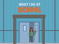 Cover image for What I Do at School: English Edition