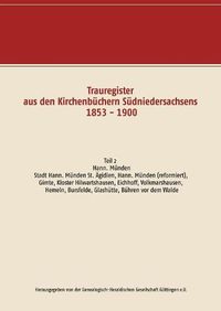 Cover image for Trauregister aus den Kirchenbuchern Sudniedersachsens 1853 - 1900