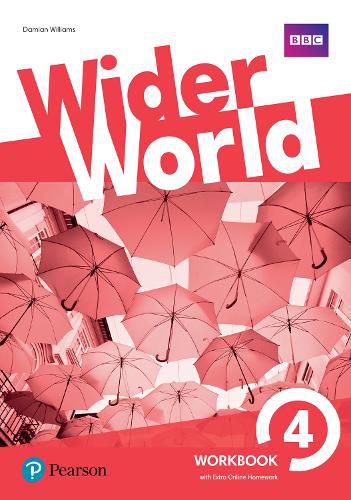 Cover image for Wider World 4 Workbook with Extra Online Homework Pack