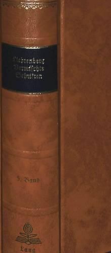 Cover image for Georg Christoph Lichtenberg's Vermischte Schriften: Nach Dessen Tode Aus Den Hinterlassenen Papieren Gesammelt. Nachdruck Der Ausgabe Goettingen 1800-1805.
