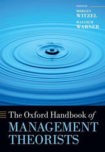 Cover image for The Oxford Handbook of Management Theorists