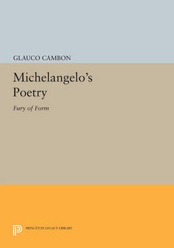 Cover image for Michelangelo's Poetry: Fury of Form