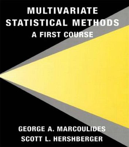 Cover image for Multivariate Statistical Methods: A First Course