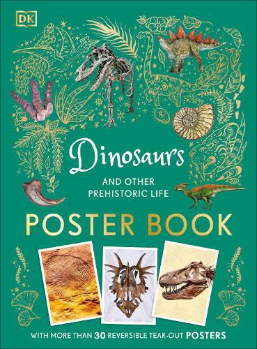 Cover image for Dinosaurs and Other Prehistoric Life Poster Book