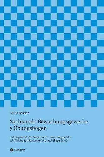 Cover image for Sachkunde Bewachungsgewerbe - 5 UEbungsboegen