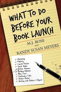 Cover image for What to Do Before Your Book Launch