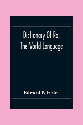 Cover image for Dictionary Of Ro, The World Language
