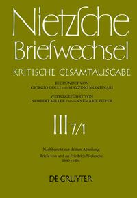 Cover image for Briefe von und an Friedrich Nietzsche Januar 1880 - Dezember 1884