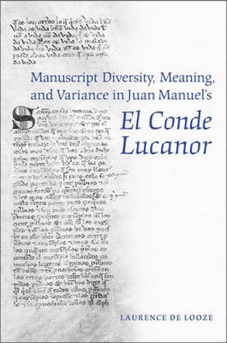 Cover image for Manuscript Diversity, Meaning, and Variance in Juan Manuel's El Conde Lucanor