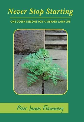 Cover image for Never Stop Starting: One Dozen Lessons For A Vibrant Later Life