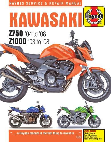 Cover image for Kawasaki Z750 & Z1000 (03 - 08)