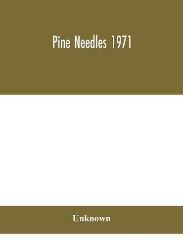 Cover image for Pine Needles 1971