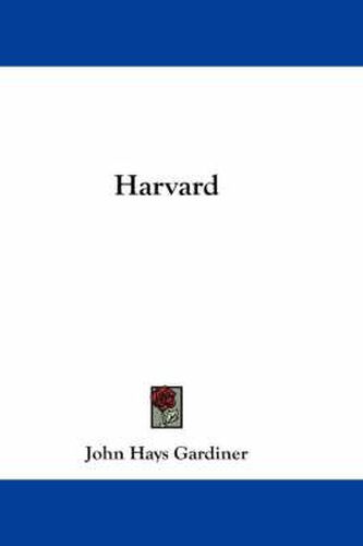 Cover image for Harvard