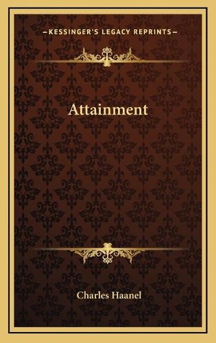 Cover image for Attainment