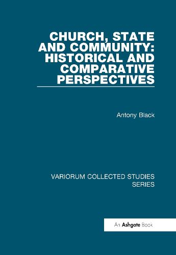 Cover image for Church, State and Community: Historical and Comparative Perspectives