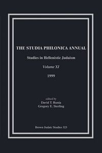 Cover image for The Studia Philonica Annual, XI, 1999