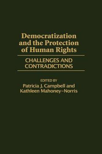 Cover image for Democratization and the Protection of Human Rights: Challenges and Contradictions