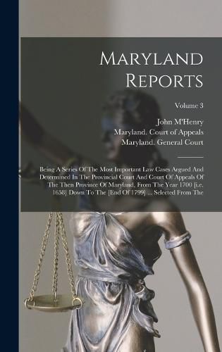 Cover image for Maryland Reports