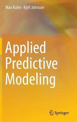 Cover image for Applied Predictive Modeling