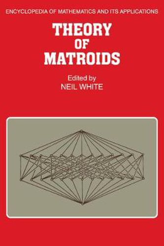 Cover image for Theory of Matroids