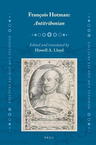 Cover image for Francois Hotman: Antitribonian