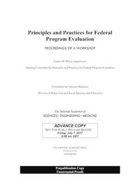 Cover image for Principles and Practices for Federal Program Evaluation: Proceedings of a Workshop