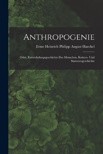 Cover image for Anthropogenie