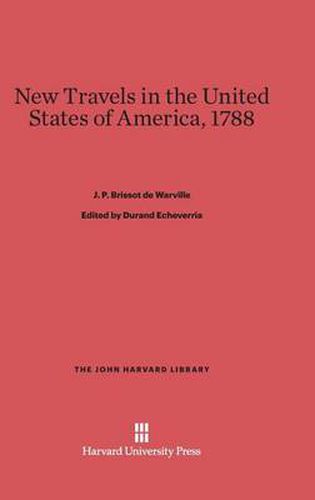 New Travels in the United States of America, 1788