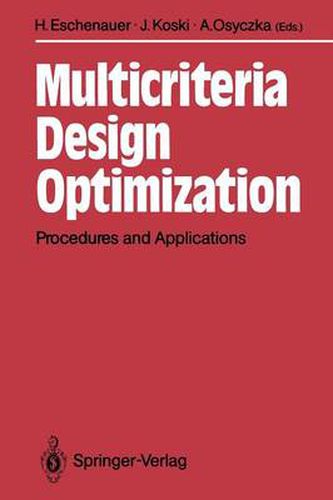 Cover image for Multicriteria Design Optimization: Procedures and Applications