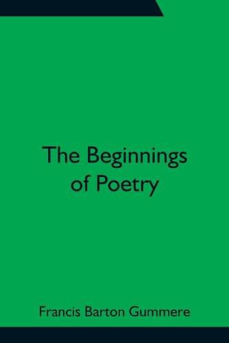 Cover image for The Beginnings of Poetry