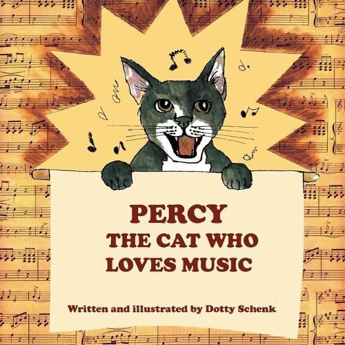 Cover image for Percy the Cat Who Loves Music