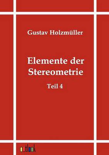 Cover image for Elemente der Stereometrie