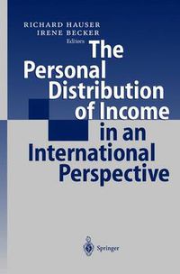 Cover image for The Personal Distribution of Income in an International Perspective