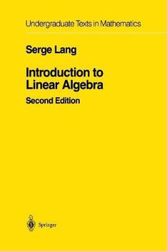 Cover image for Introduction to Linear Algebra