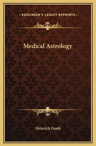 Cover image for Medical Astrology