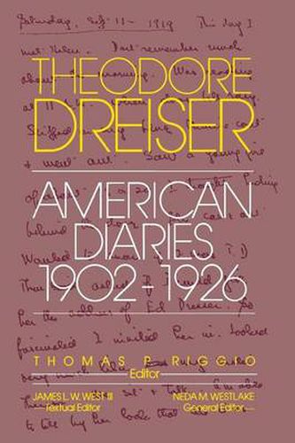 Cover image for The American Diaries, 1902-1926