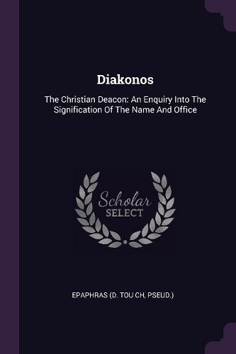 Cover image for Diakonos