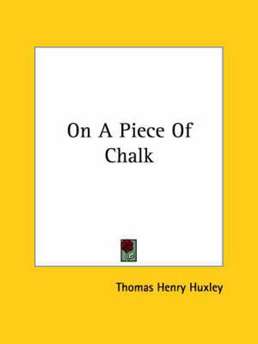 Cover image for On a Piece of Chalk