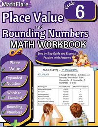 Cover image for Place Value and Expanded Notations Math Workbook 6th Grade