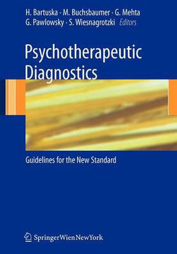 Cover image for Psychotherapeutic Diagnostics: Guidelines for the new standard