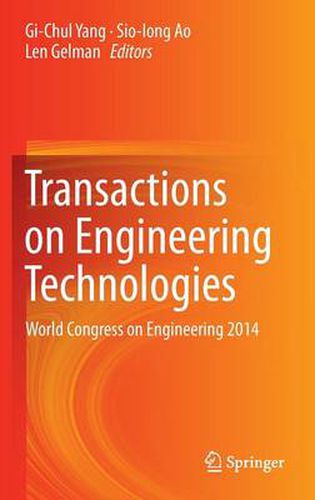 Cover image for Transactions on Engineering Technologies: World Congress on Engineering 2014