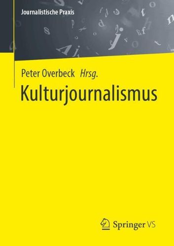 Cover image for Kulturjournalismus