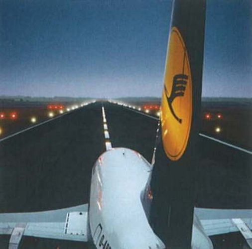 Cover image for The Wings of the Crane, 50 Years of Lufthansa Design: 50 Years of Lufthansa Design