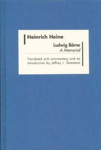 Cover image for Ludwig Boerne: A Memorial