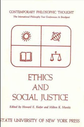 Cover image for Ethics and Social Justice