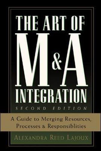 Cover image for The Art of M&A Integration 2nd Ed