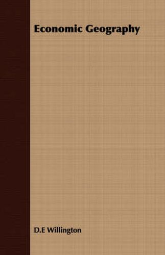 Cover image for Economic Geography