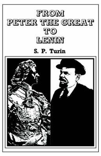 Cover image for From Peter the Great to Lenin: History of Russian Labour Movement With Special Reference to Trade Unionism